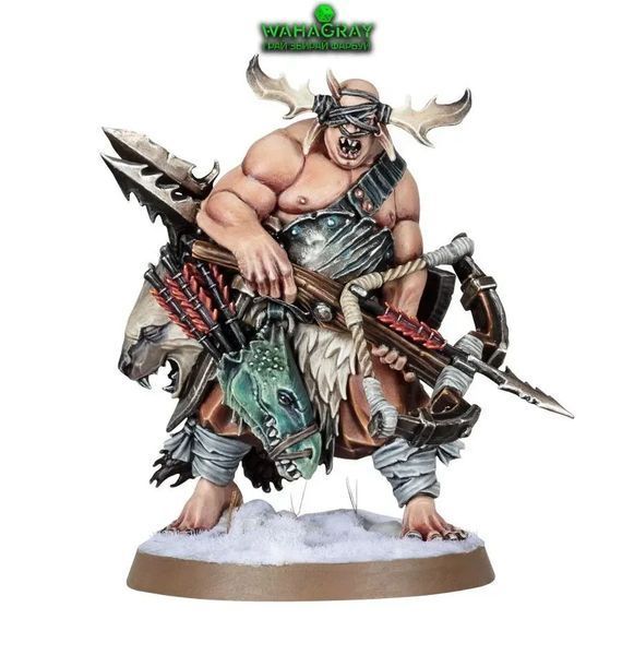Мініатюра AGE OF SIGMAR: OGOR MAWTRIBES - BLOODPELT HUNTER 99120213025 фото